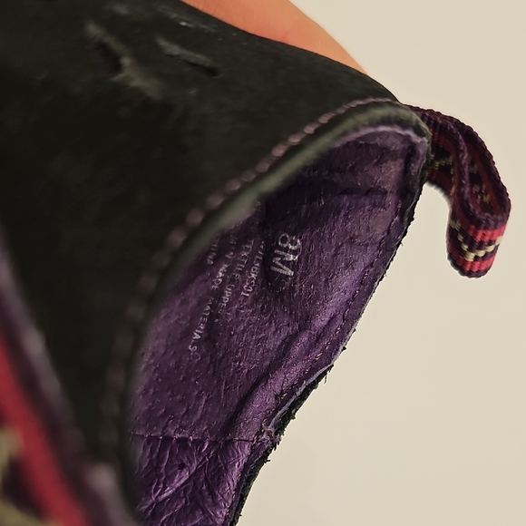 Jambu Black and Purple Mary Jane Flats Size 8M Women's - Picture 9 of 9